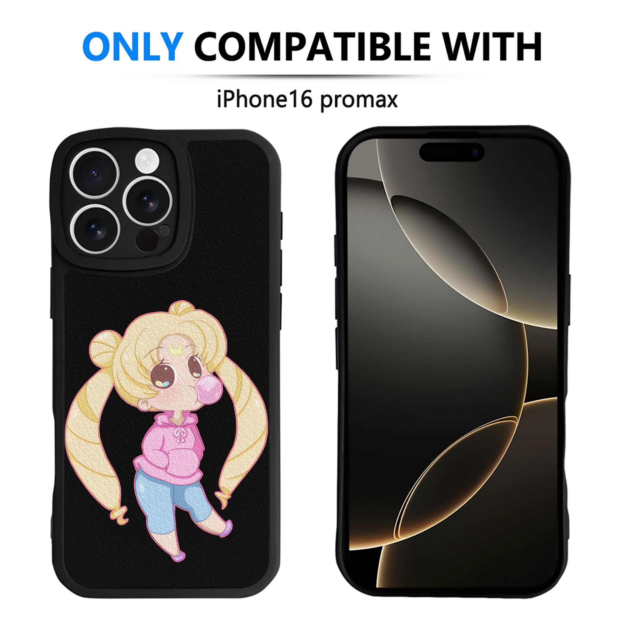 （画像用） 美少女戦士セーラームーン 愛野 美奈子 あいの みなこ Sailor Moon Aino Minako 【iPhone 16シリーズ対応】シリコンスマホケース（レザー調） 材質：シリコン